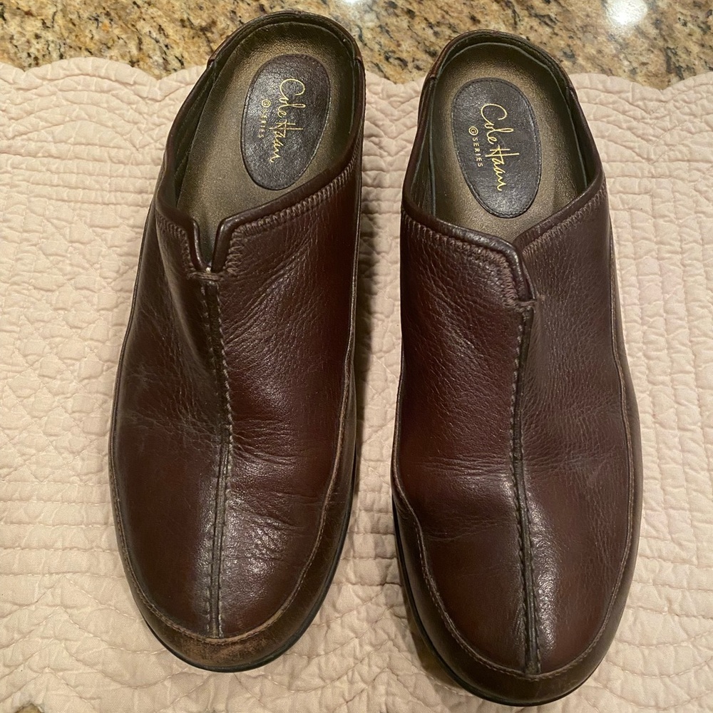 Cole Haan brown mule